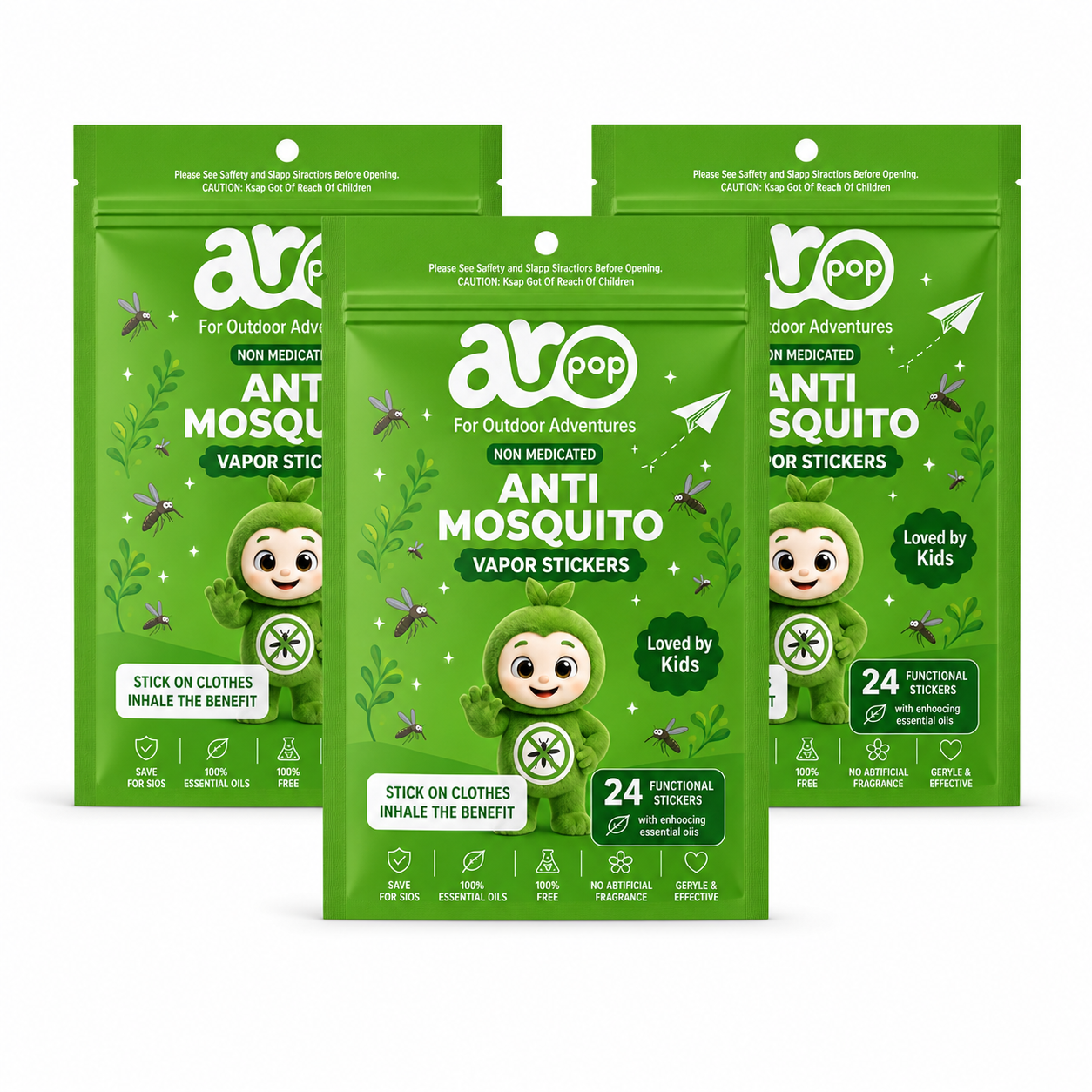 Aropop Anti Mosquito – 3-pack