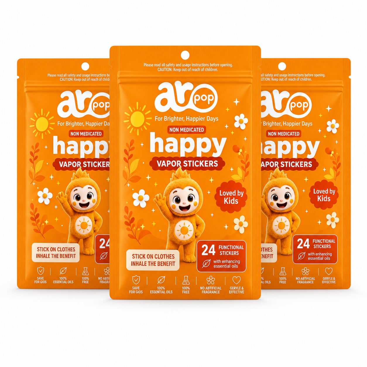 Aropop Happy – 3-pack
