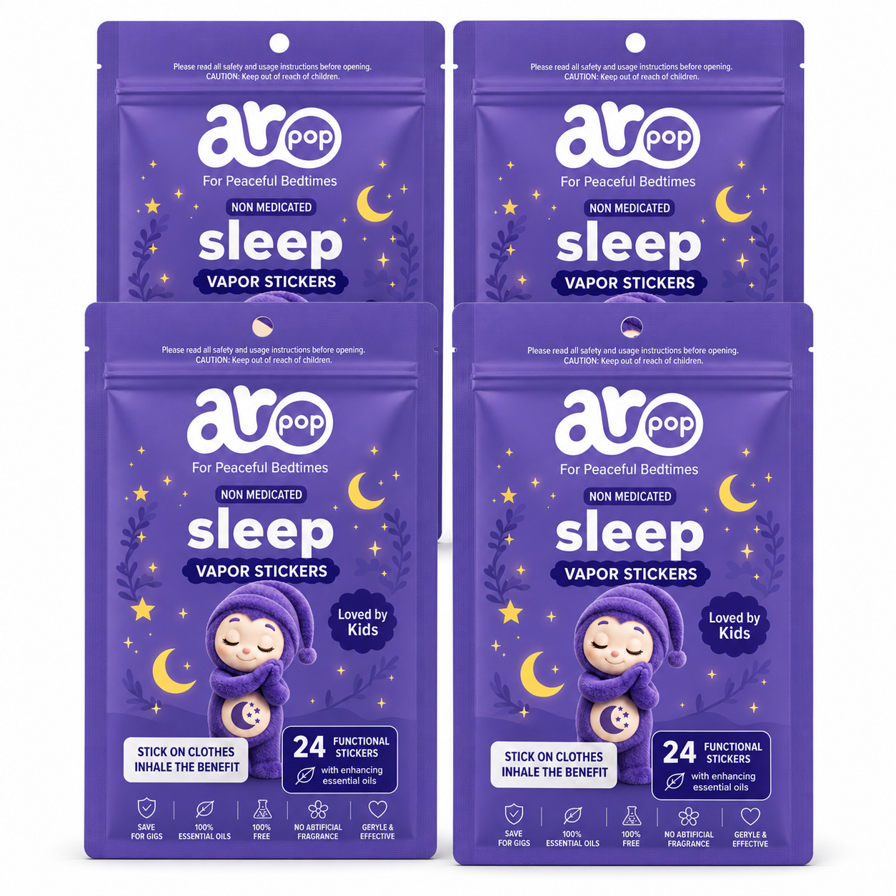 Aropop Sleep – 4-pack